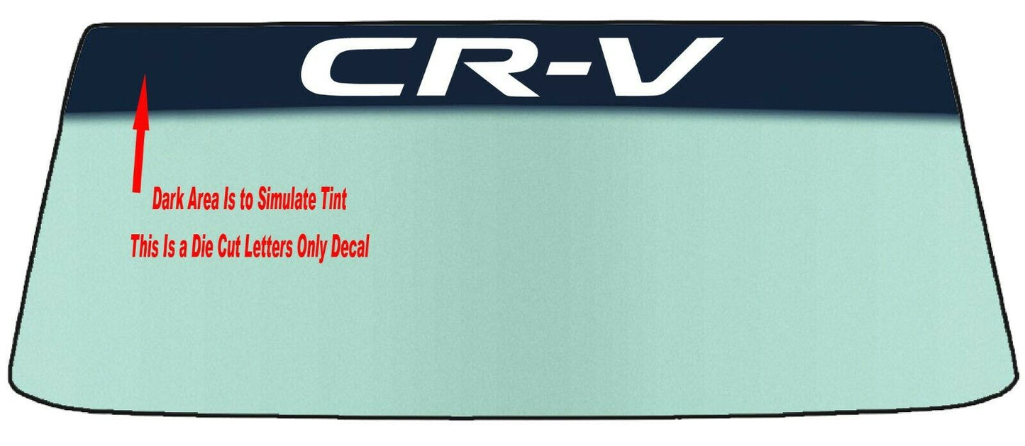 FOR CR-V VEHICLE WINDSHIELDS BANNER GRAPHIC DIE CUT DECAL/STICKER VINYL DECAL